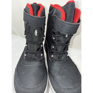 Merrell Snow Storm Boots Kids Size 4M Waterproof Unisex Black and Red